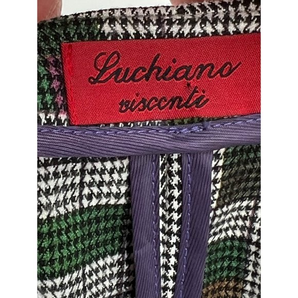 Luchiano Visconti Men’s Black and white Tetris Vest Size Large - Picture 6 of 6